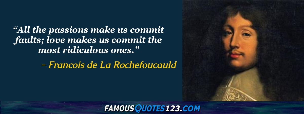 Francois de La Rochefoucauld