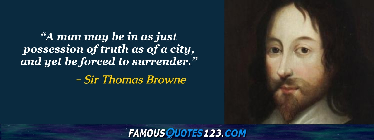 Sir Thomas Browne