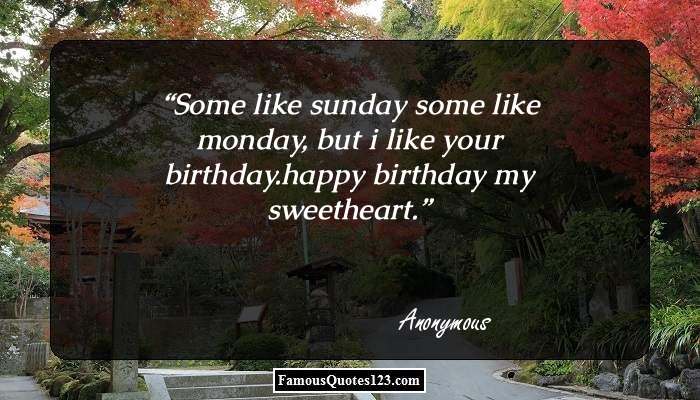 Birthday Quotes - Happy Birthday Quotations & Sayings