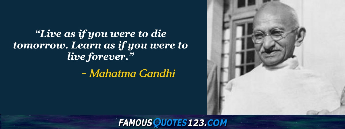 Mahatma Gandhi