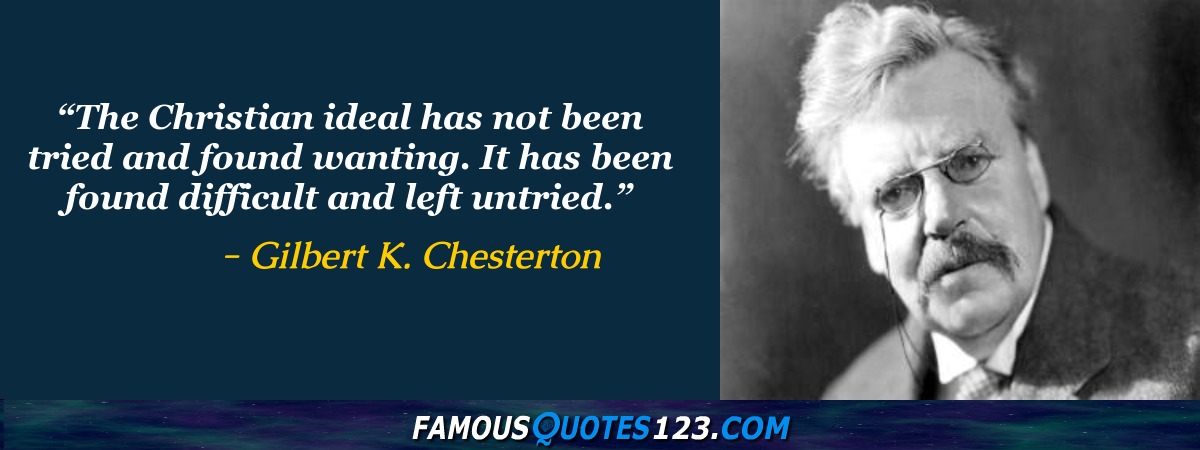 Gilbert K. Chesterton