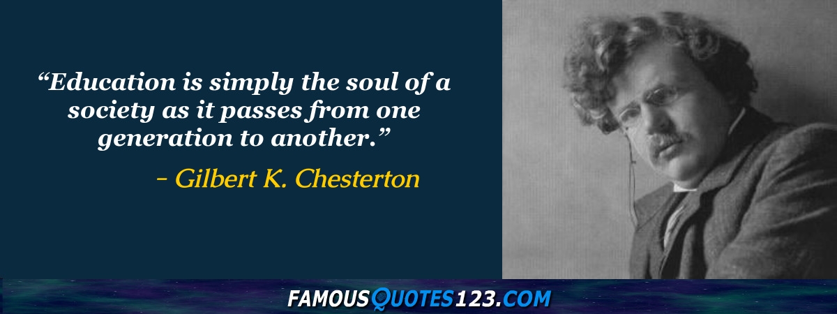 Gilbert K. Chesterton