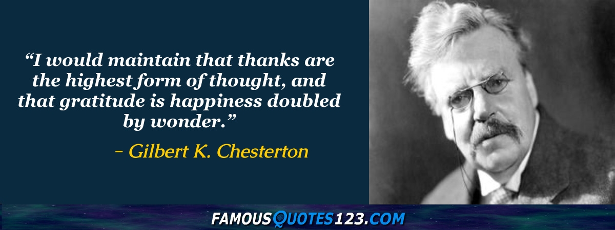 Gilbert K. Chesterton