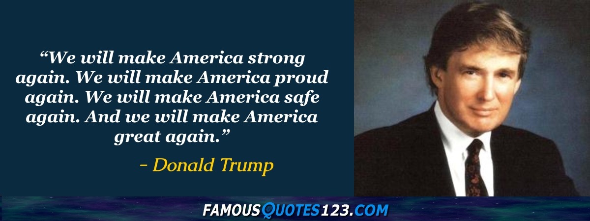 Donald Trump Quotes on People, Greatness, Life and World