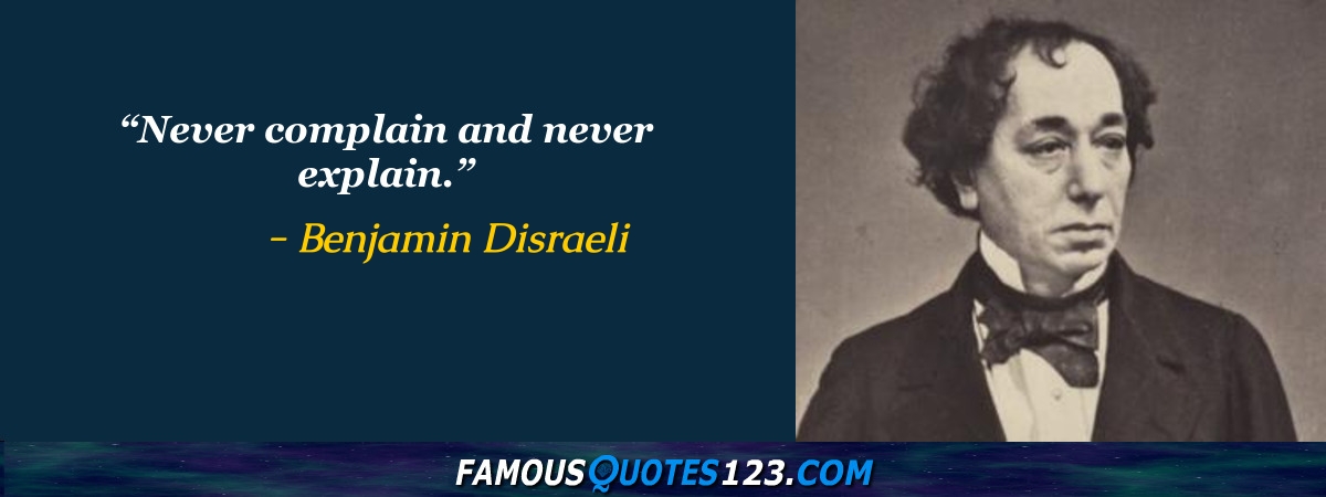 Benjamin Disraeli