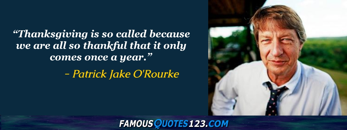 Patrick Jake O'Rourke