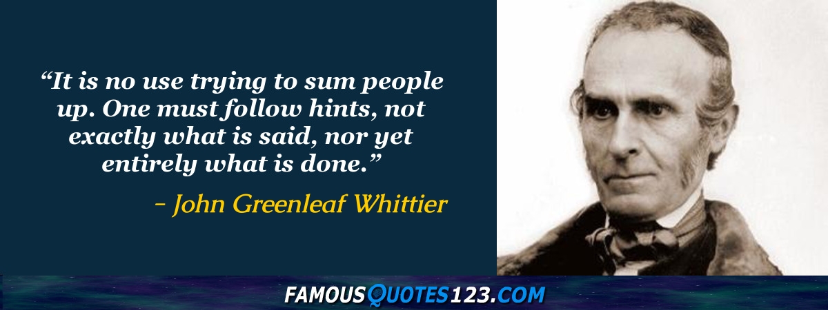 John Greenleaf Whittier