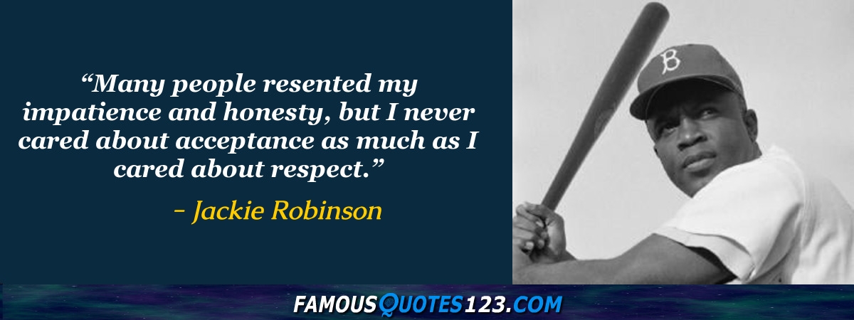 Ebern Designs Personal Dignity Jackie Robinson Quote Black And White by  Penny Lane Publishing Textual Art