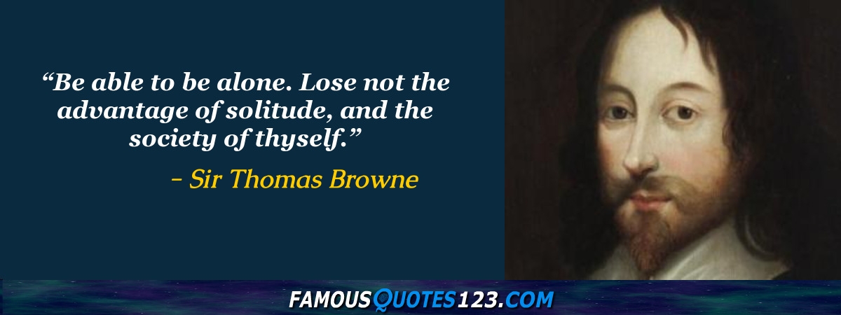 Sir Thomas Browne