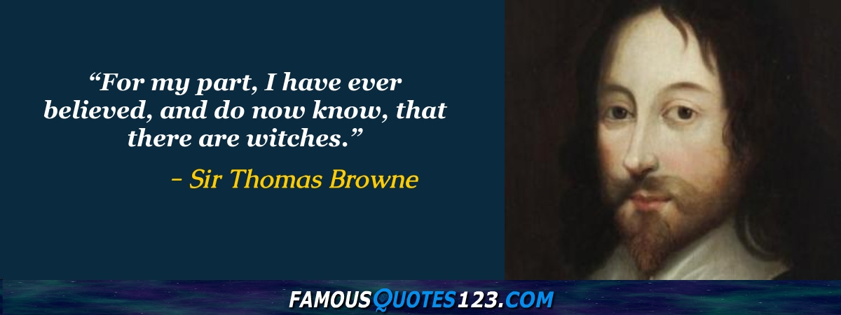 Sir Thomas Browne