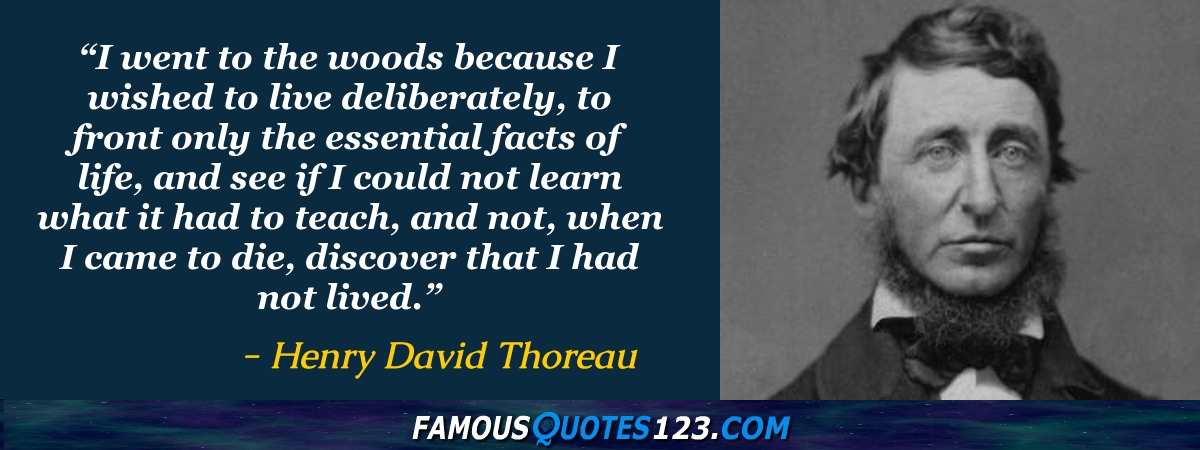 Henry David Thoreau