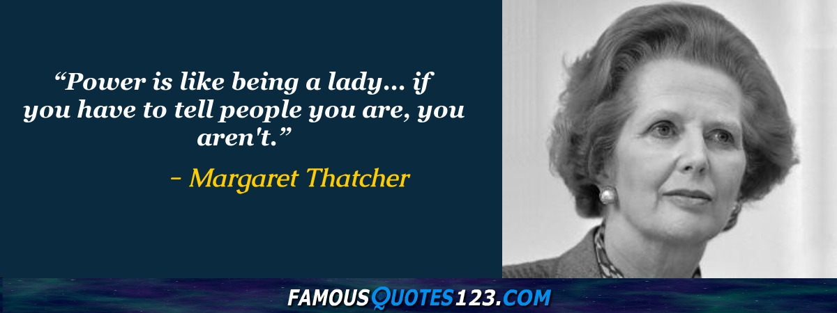 Margaret Thatcher