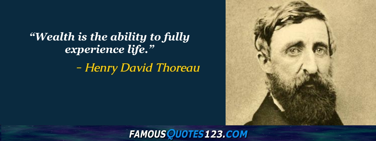 Henry David Thoreau