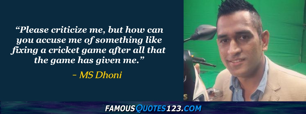 MS Dhoni