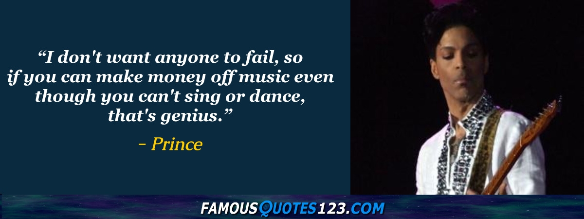 Prince Quotes on Music, People, Time and Bible