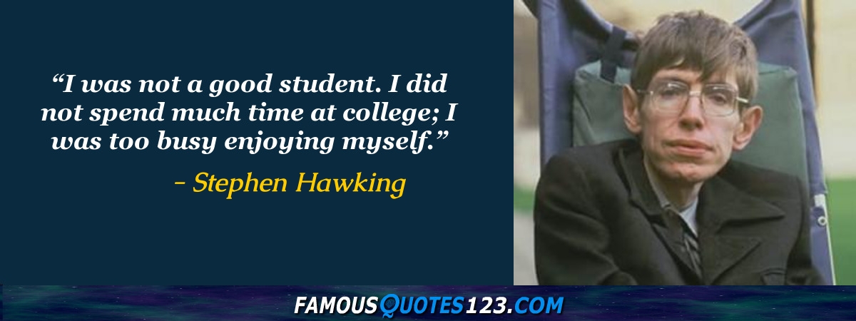 Stephen Hawking Quotes on Universe, Science, Time and People