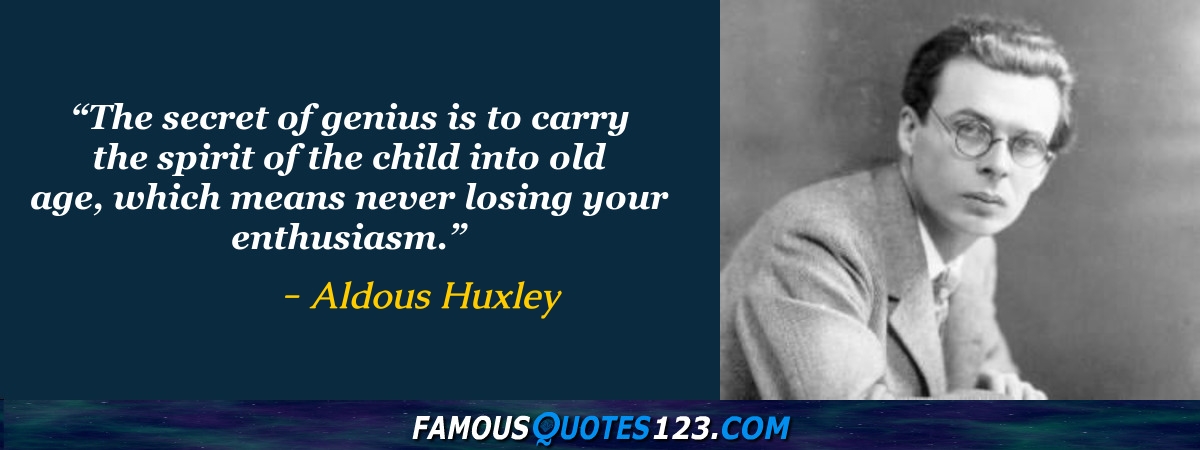 Aldous Huxley