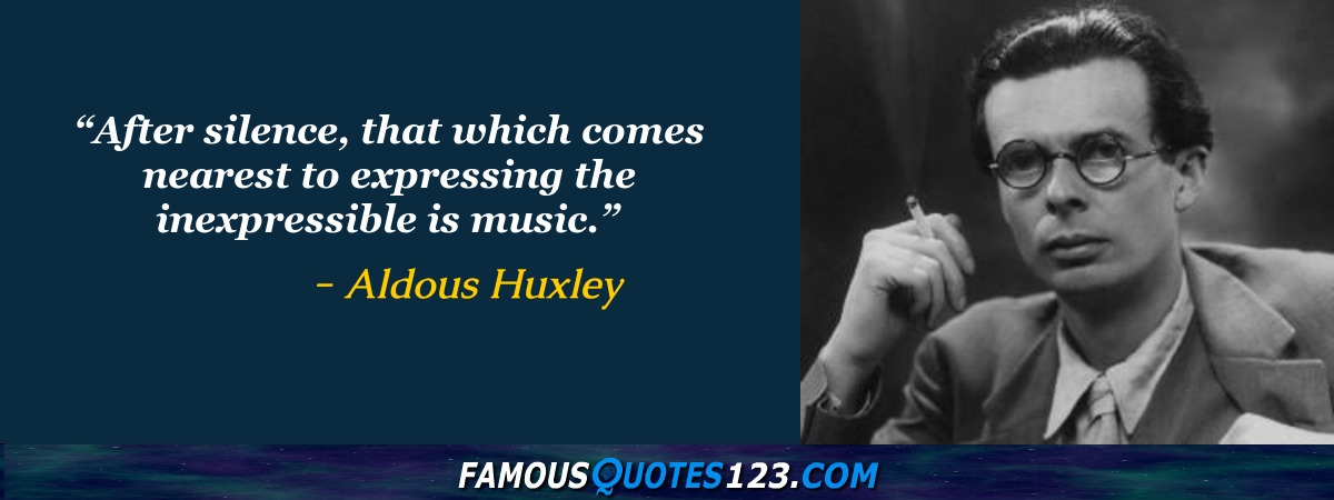 Aldous Huxley