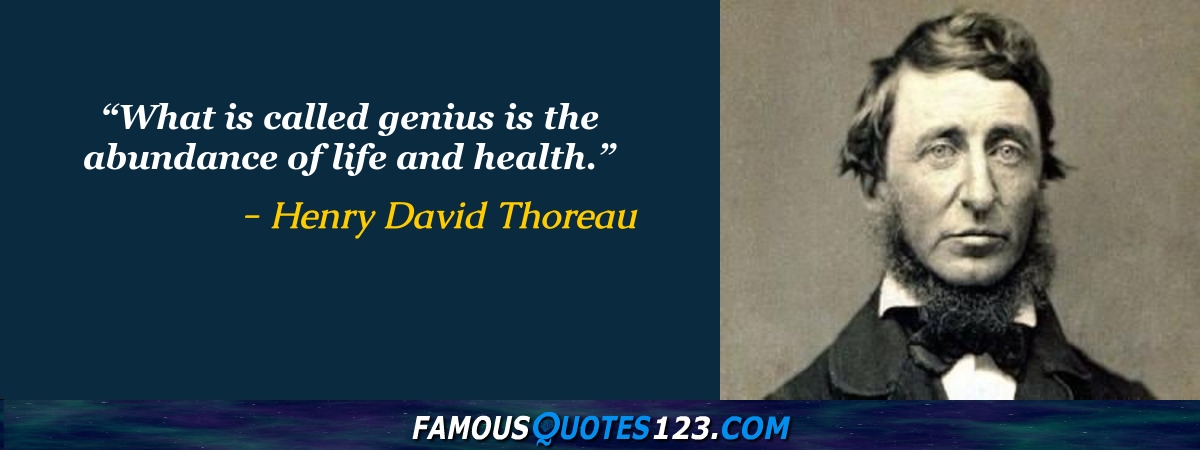 Henry David Thoreau