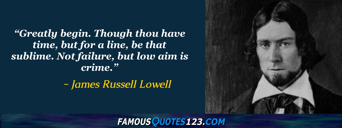 James Russell Lowell