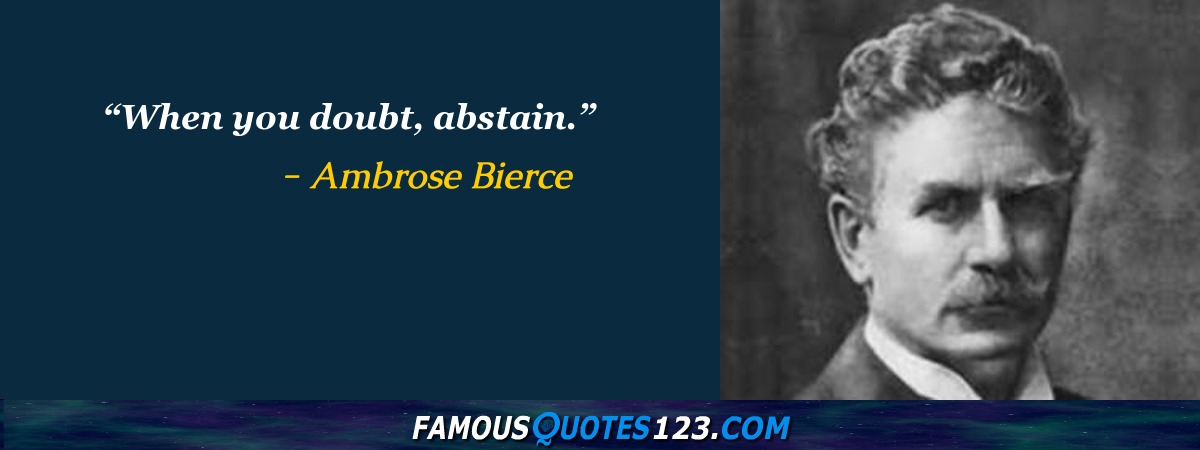 Ambrose Bierce