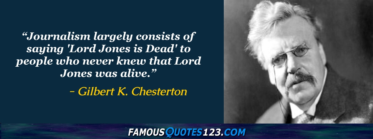 Gilbert K. Chesterton