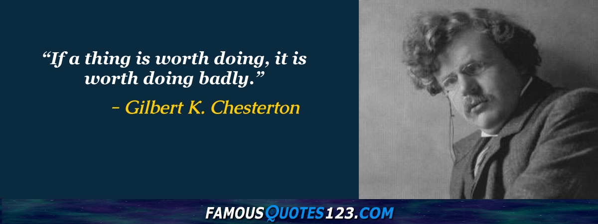 Gilbert K. Chesterton