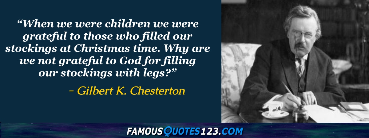 Gilbert K. Chesterton