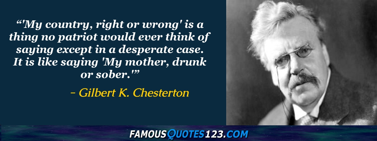 Gilbert K. Chesterton