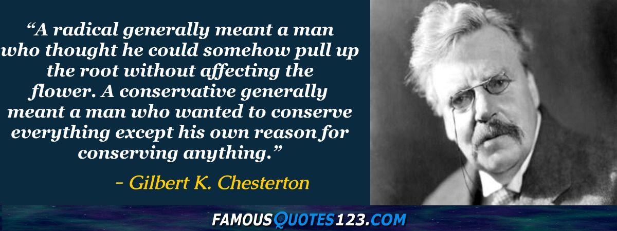 Gilbert K. Chesterton