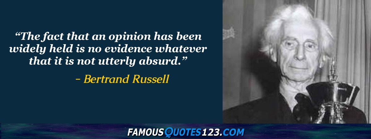 Bertrand Russell Quotes on Happiness, Life, People and Truth