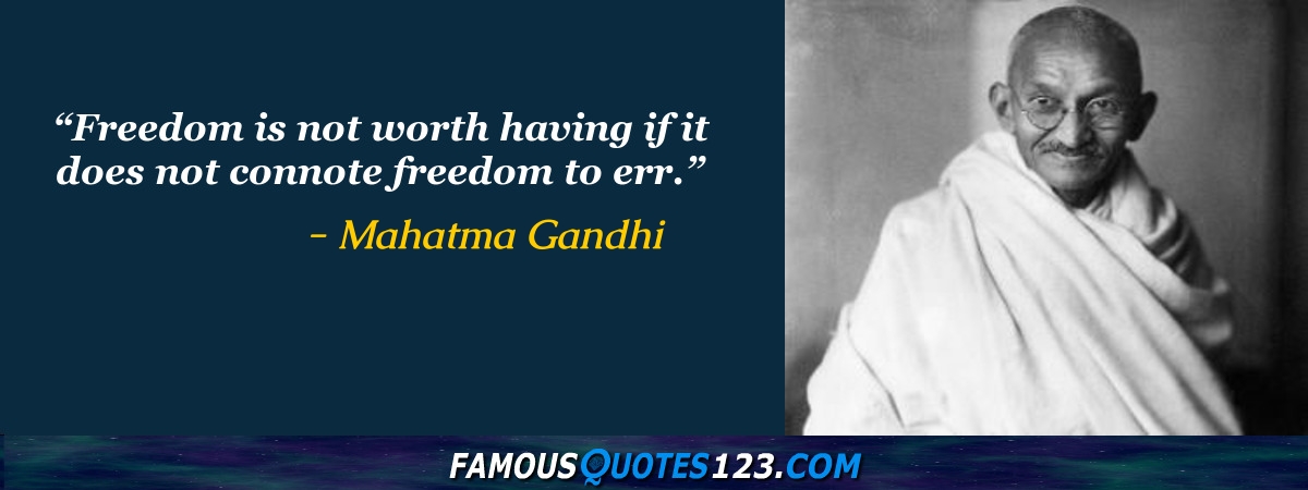 Mahatma Gandhi