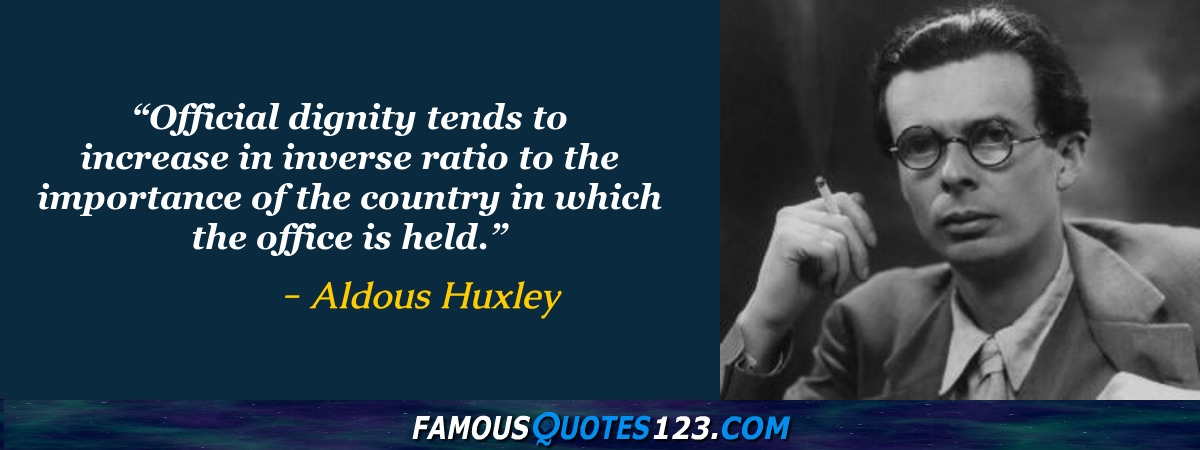 Aldous Huxley