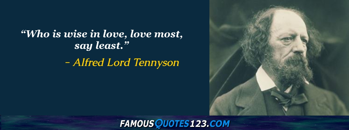 Alfred Lord Tennyson