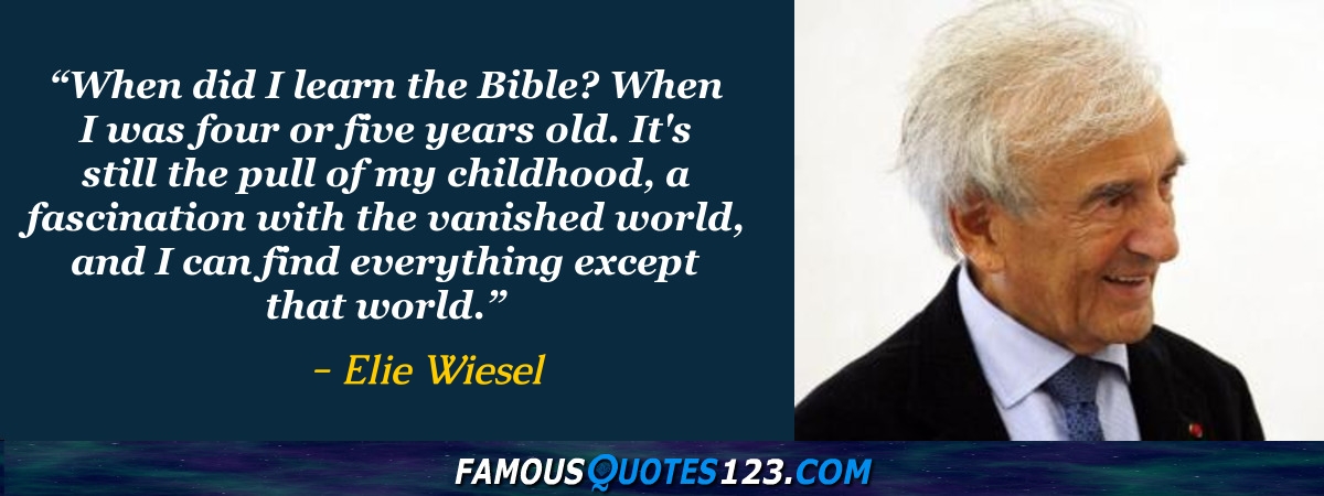 Elie Wiesel