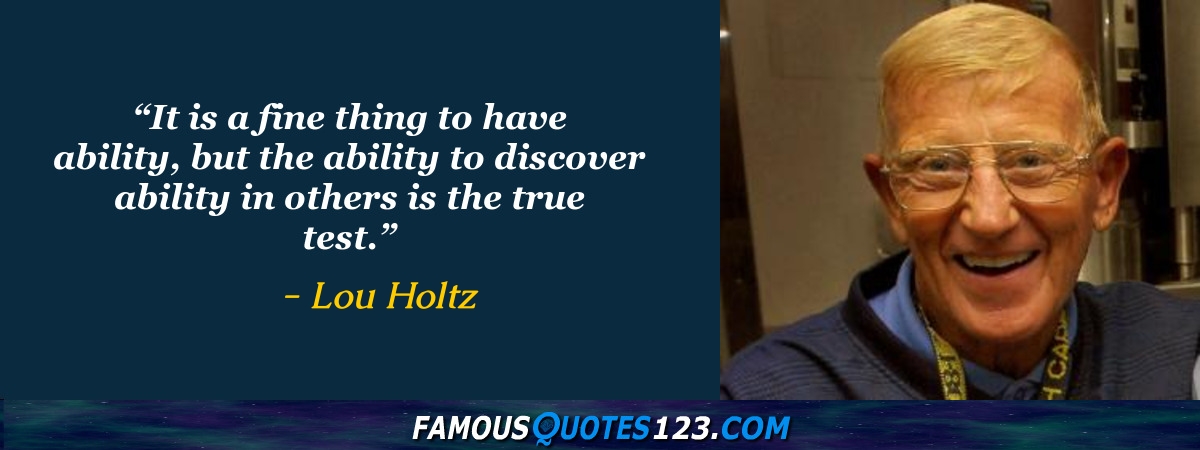 Lou Holtz