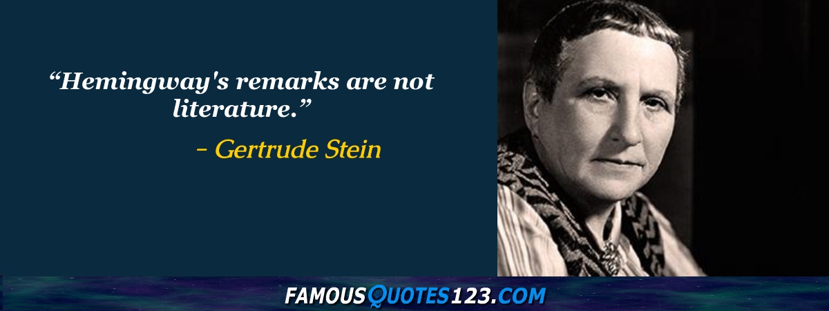 Gertrude Stein