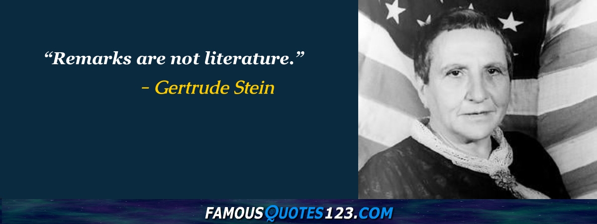 Gertrude Stein