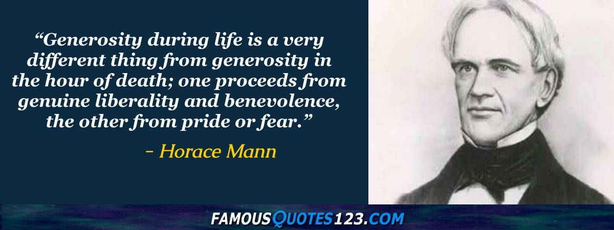 Horace Mann Quotes on Education, Appreciation, Books and Goodness