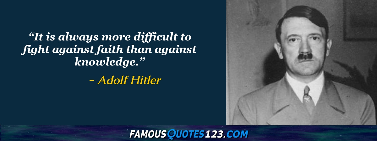 Adolf hitler quotes