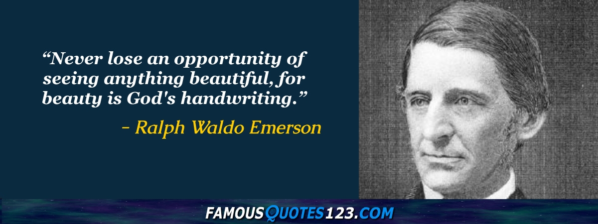 Ralph Waldo Emerson