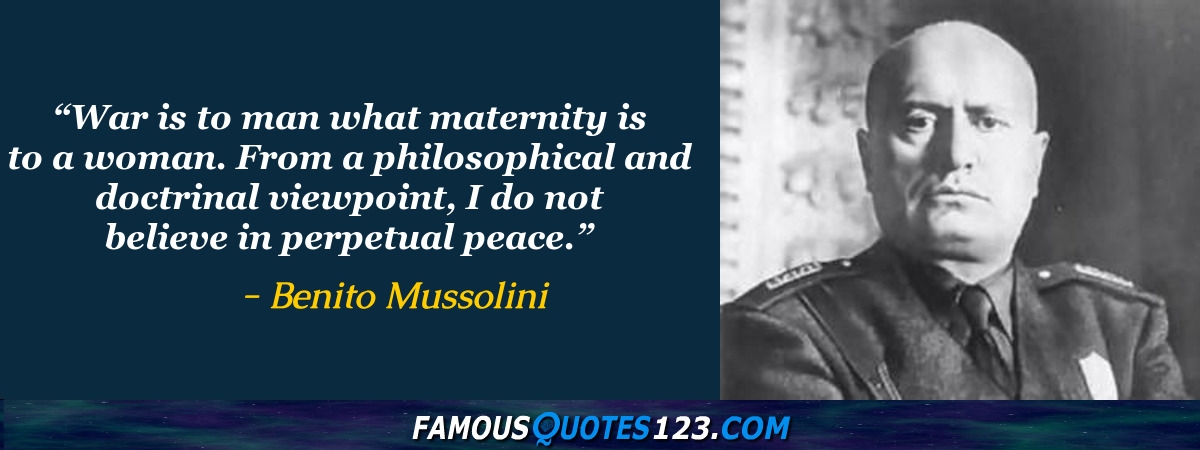 Benito Mussolini