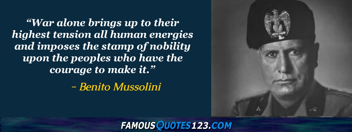 Benito Mussolini