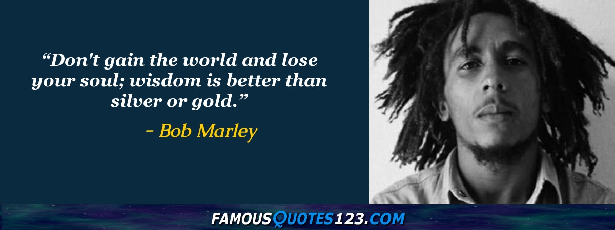 Bob Marley Quotes on Life, People, God and Music