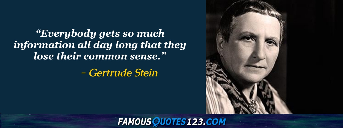 Gertrude Stein